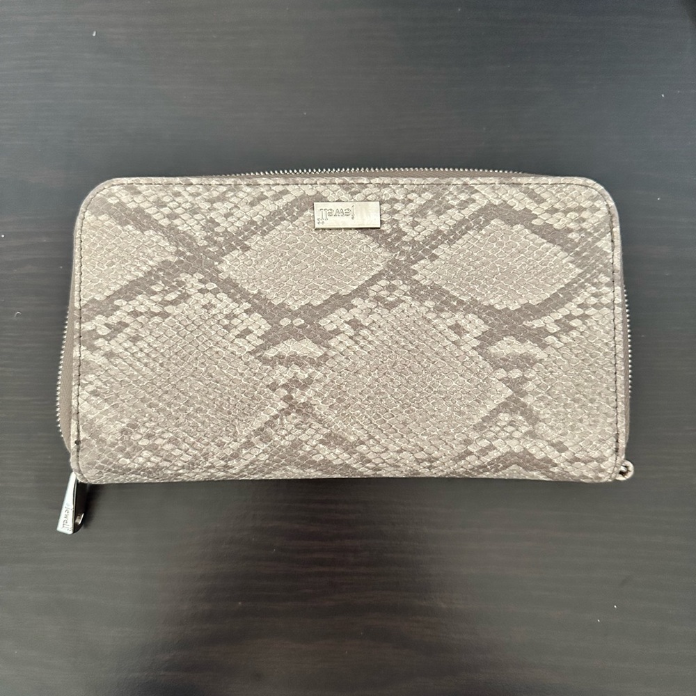 Jewell gray Snake Print Wallet
